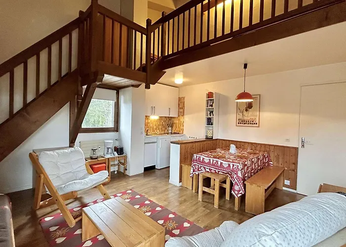 2 Pieces + Mezzanine, 6 Couchages, Megeve, Parking - Fr-1-597-7 Apartamento Megève